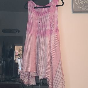 Free People Distressed Tank - Large